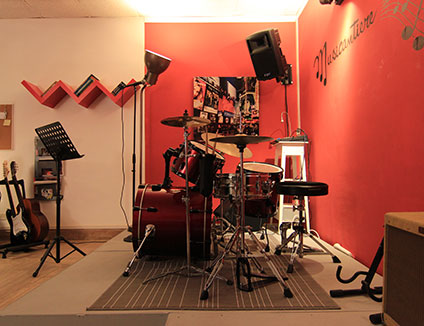 Foto della sala prove