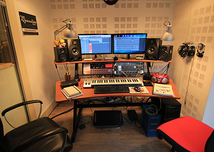 Foto dello studio di registrazione