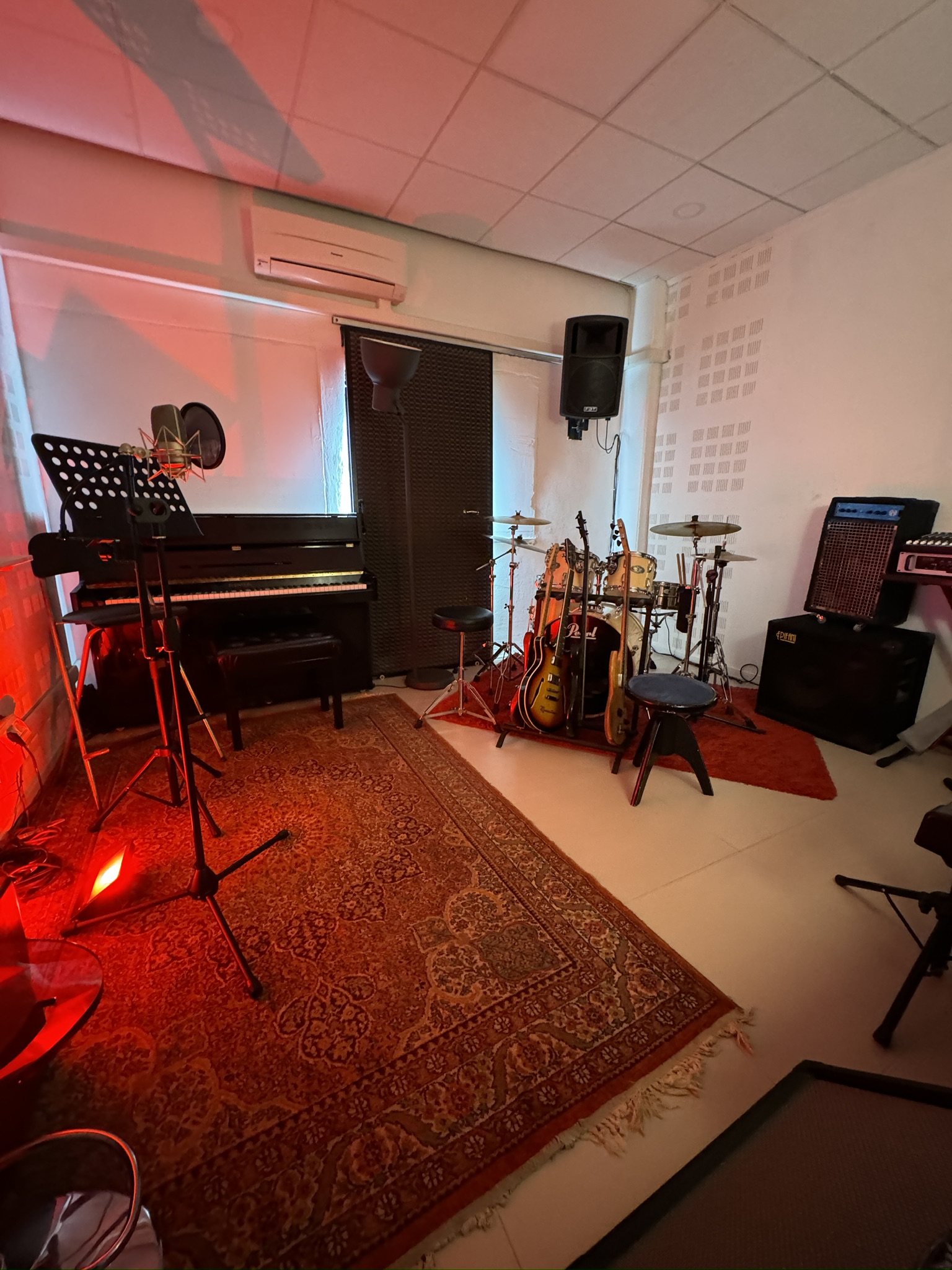 Foto della sala prove